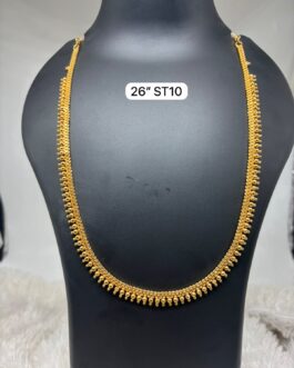 Premium quality One gram gold Long necklace