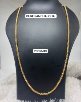 Premium quality 28 inch pure panchaloha unpolished chain