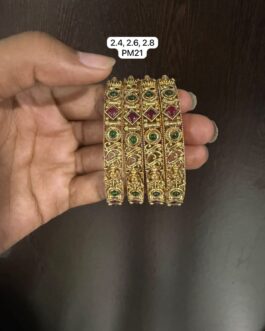 Premium quality Matt finish Antique bangles 2.4,2.6 and 2.8 avl