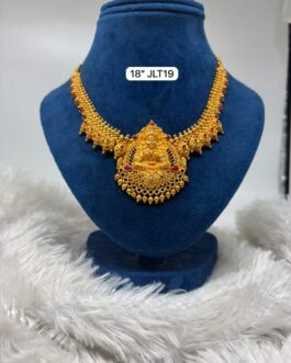 Premium quality Geru finish laxmi necklace